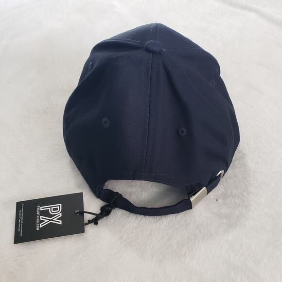 PX Authentic Men's Adjustable Ball Cap Navy Blue 100% Cotton Classic Comfort - Picture 4 of 7